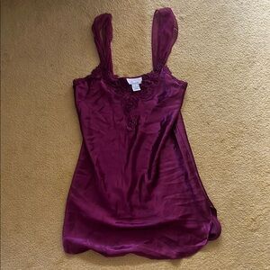 Elegant Burgundy Women's mini dress